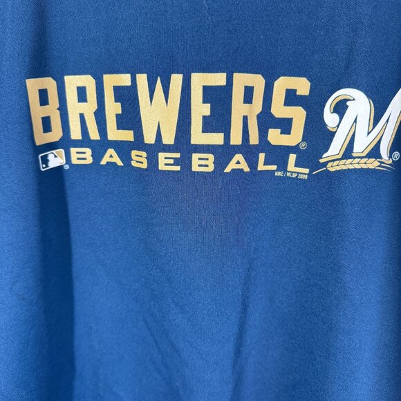 Nike Dri-Fit Milwaukee Brewers Baseball Performace T-Shirt Womens Medium (12/14) - Picture 4 of 11